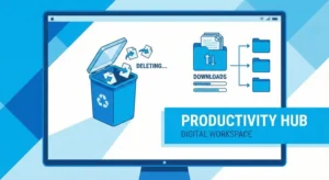 컴퓨터 휴지통 비우기와 다운로드 폴더 정리로 저장 공간 확보하는 방법