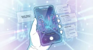 구글 렌즈를 활용한 시각적 검색 기술과 이미지 인식 화면